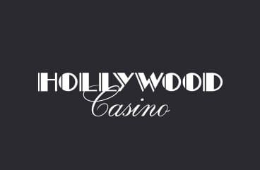 The logo of hollywood casino.