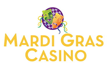 The Logo of Mardi Gras Casino.